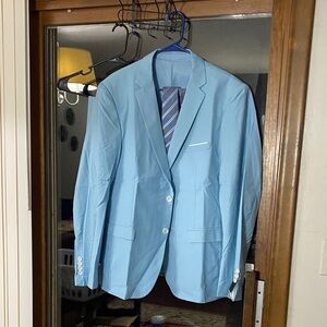 Men’s Light Blue 3-Piece Suit Set – Size XL – New